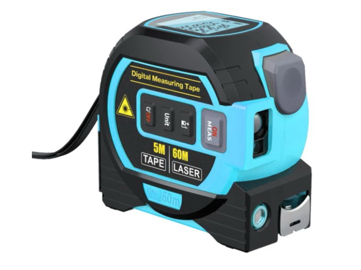 3-in-1 Laser Measuring Device - Tape Measure and Rangefinder